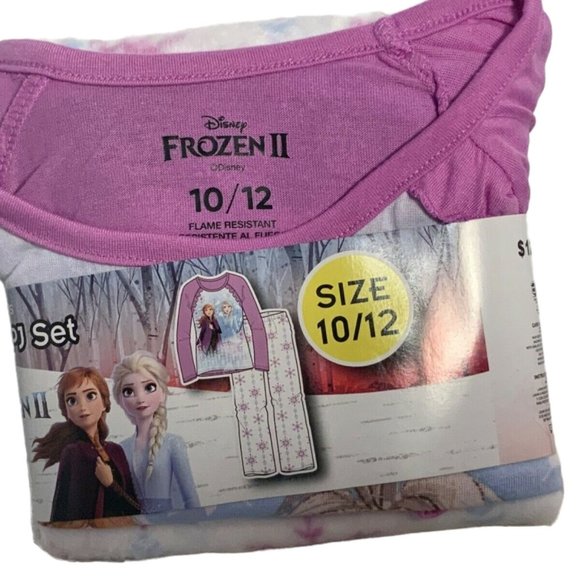 Disney Frozen ll Elsa & Anna Stronger Together Girls Pajama Set size 10/12 - Picture 2 of 12